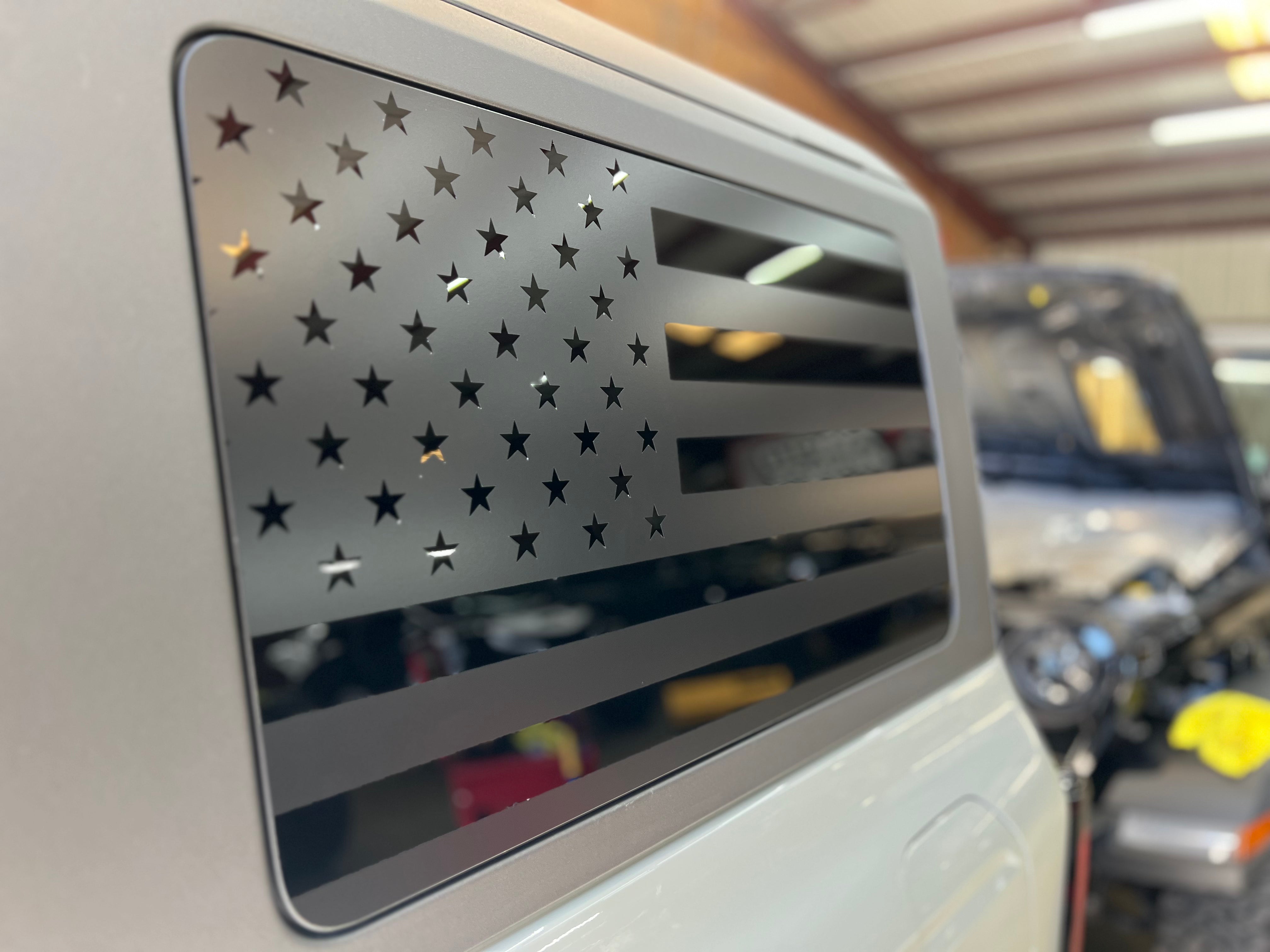 Ford Bronco Quarter Window Flag Decals