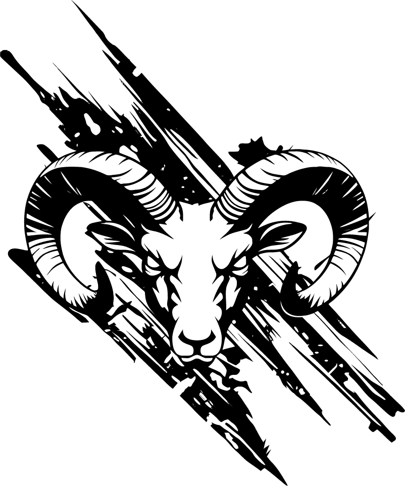 Ram Rebel Hood Decal