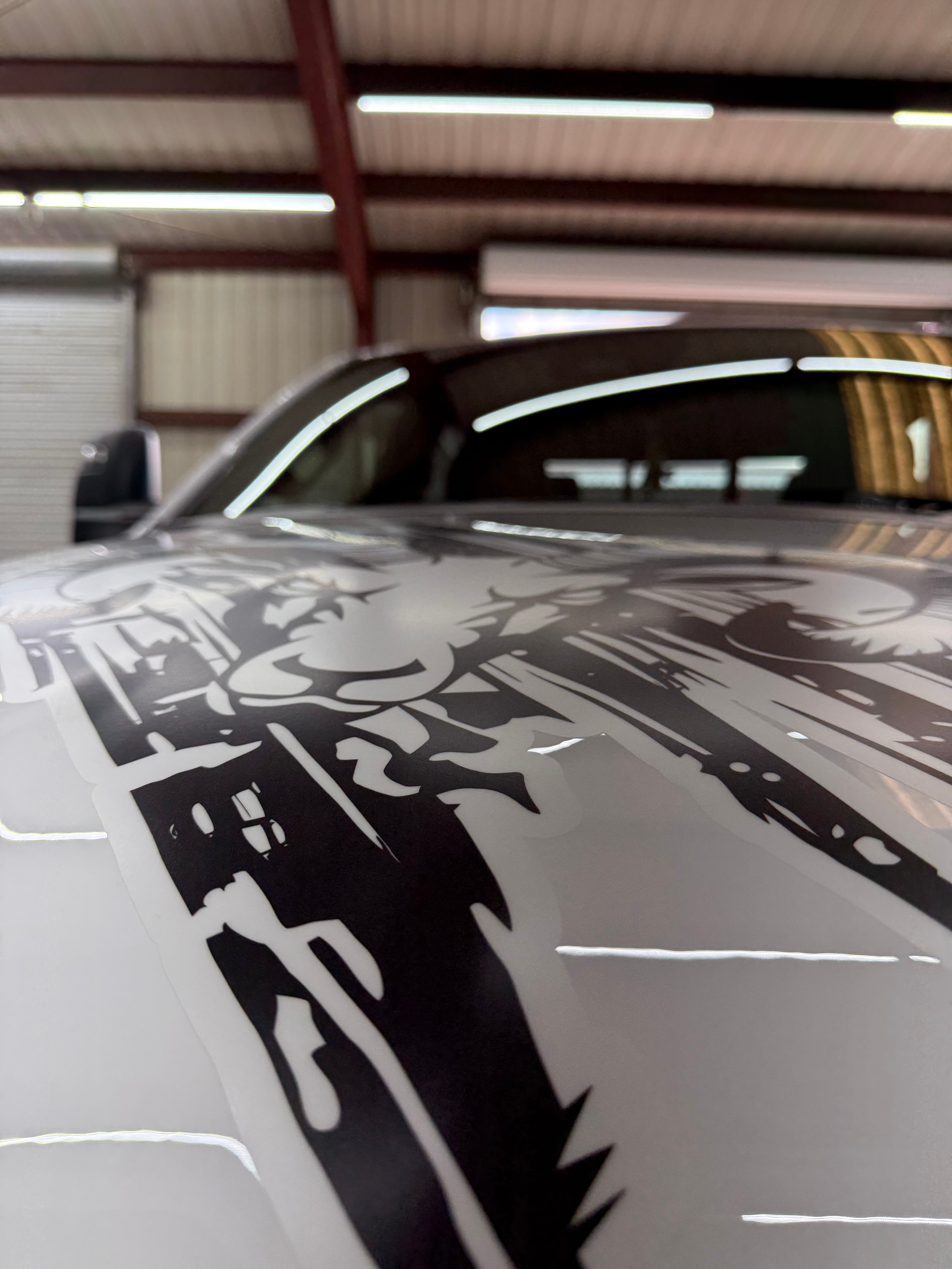 Ram Rebel Hood Decal