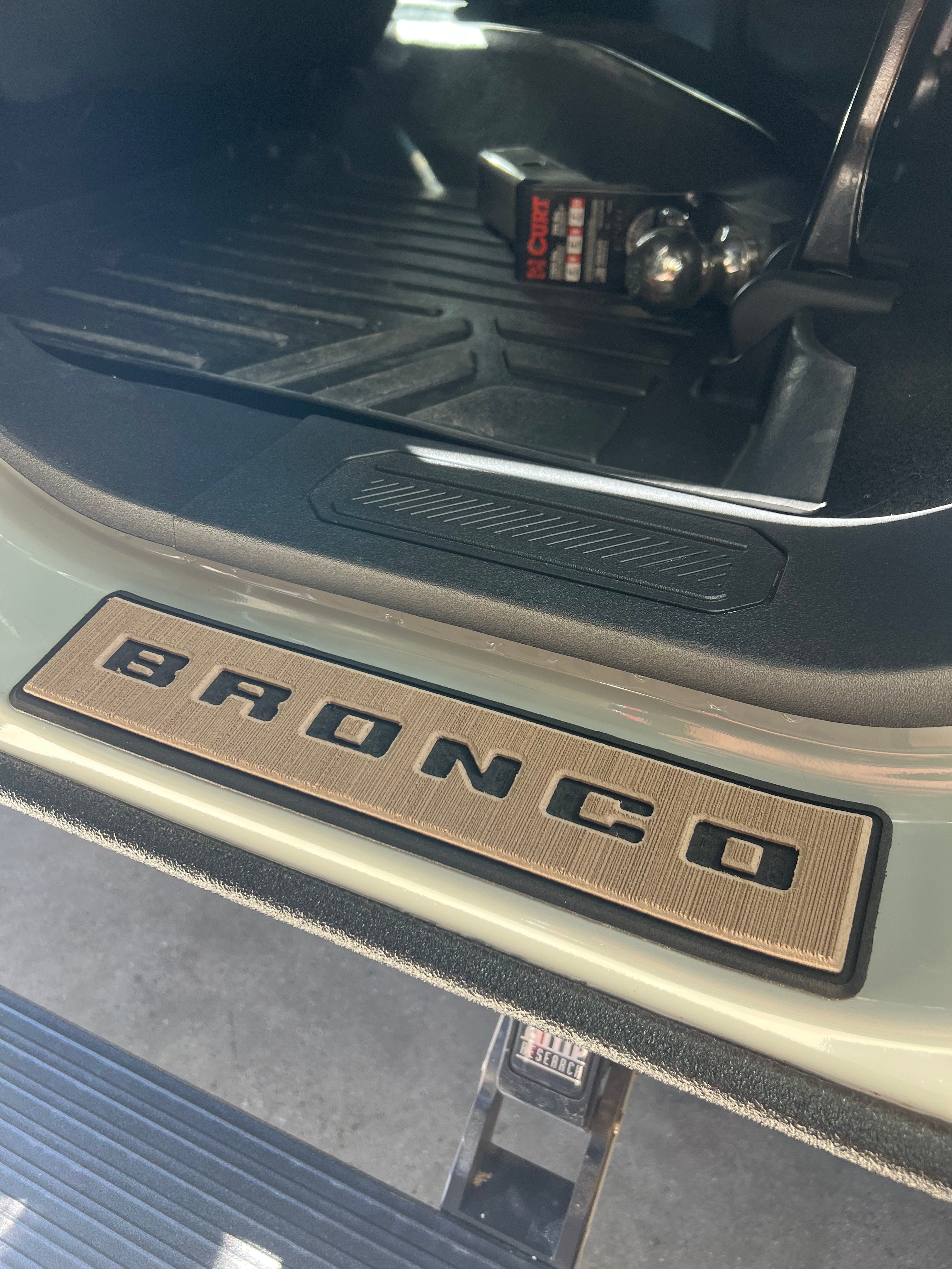 Ford Bronco Door Foot Guards